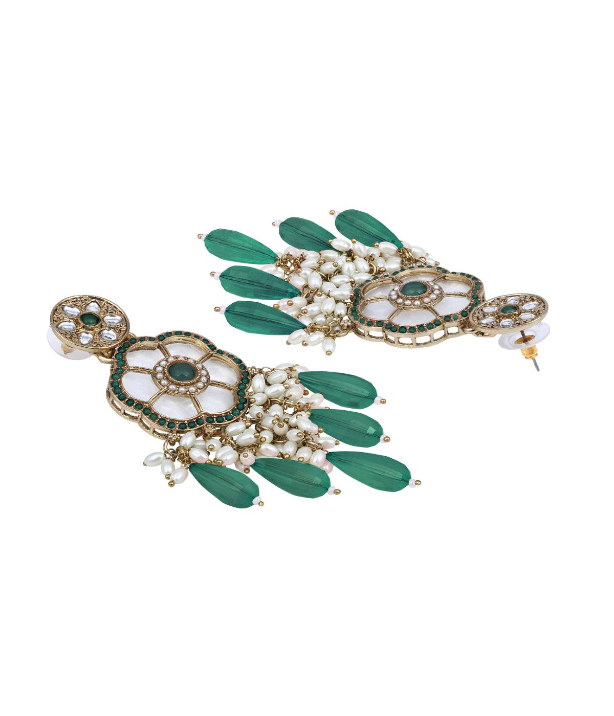 Blooming Elegance: Traditional Floral Earrings - ASMITTA Jewellery