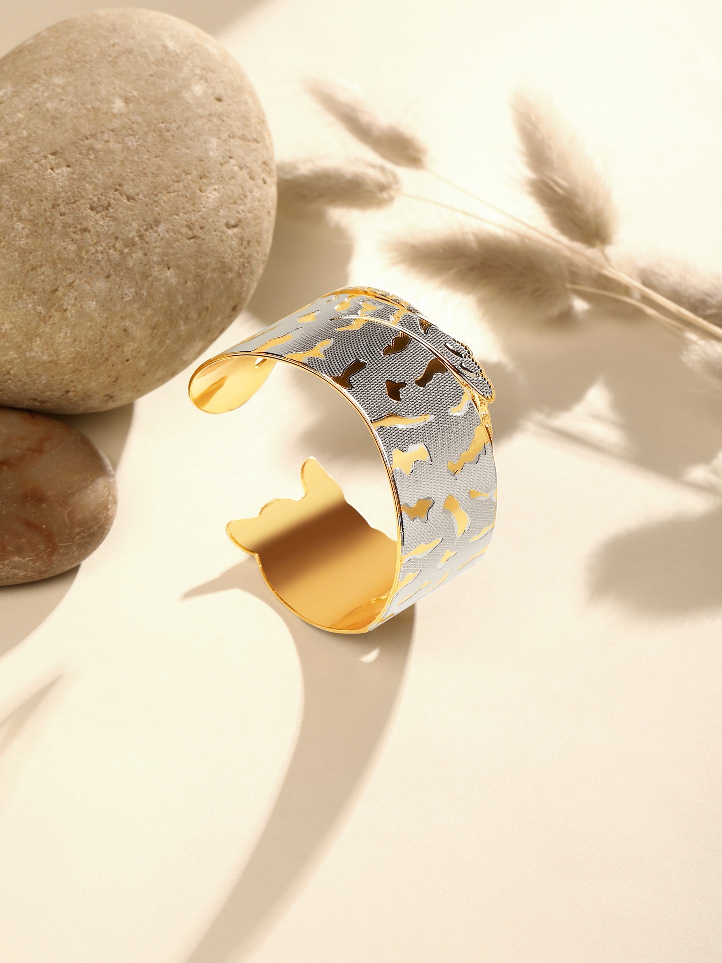 Gold-Plated Cuff Bracelet