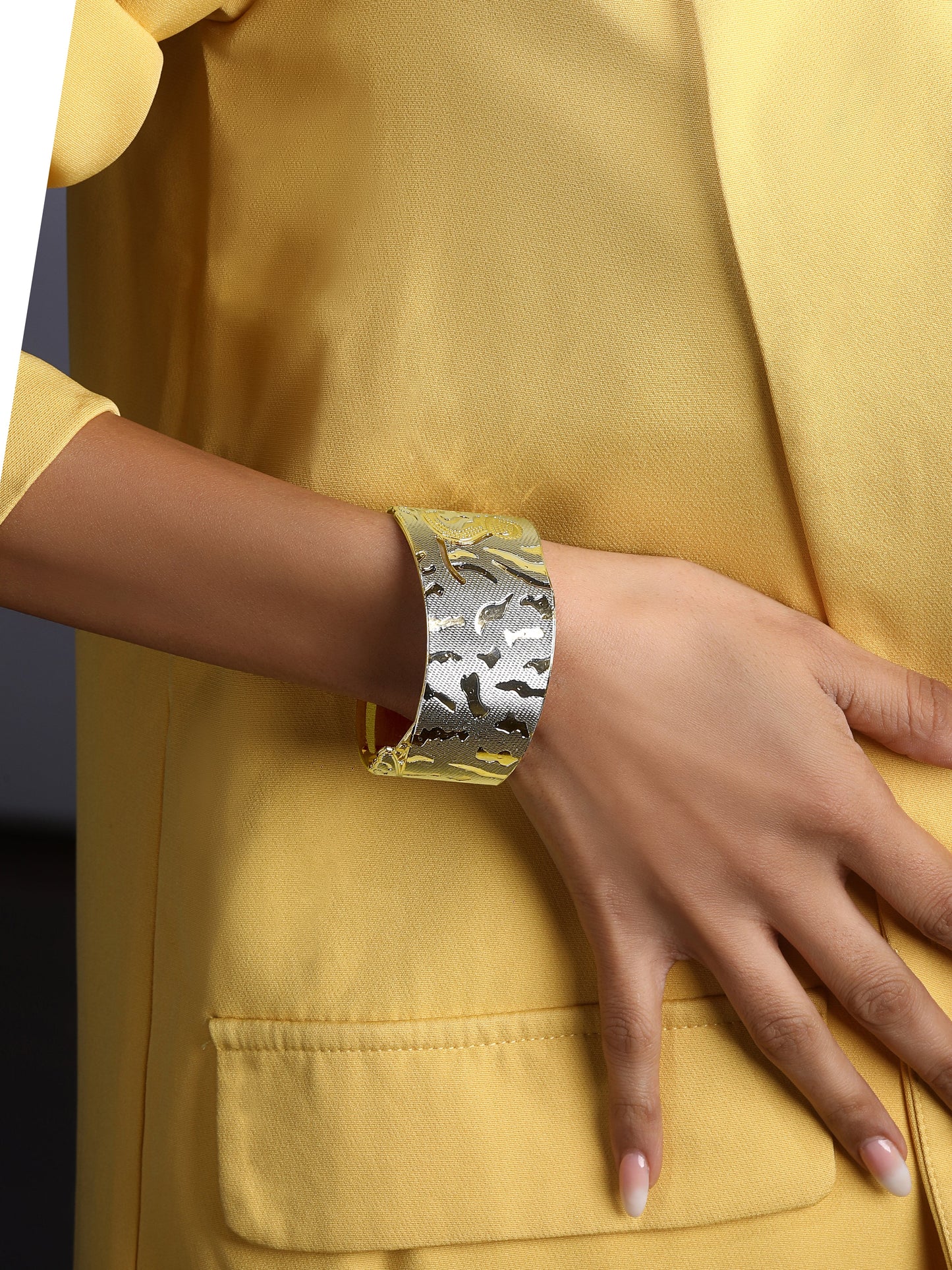 Gold-Plated Cuff Bracelet