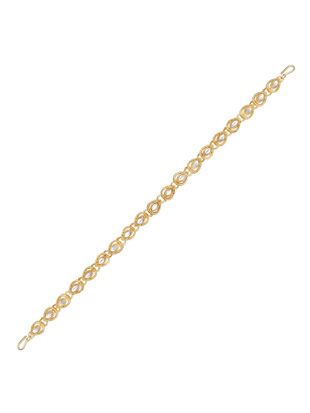 Gold Plated Kundan Matha Pati