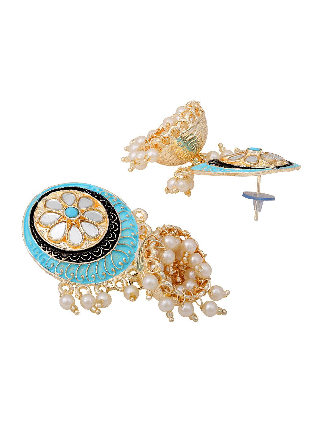 Meenakari Majesty Choker Set - ASMITTA Jewellery