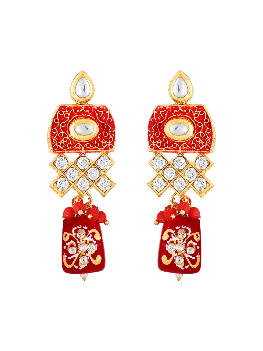 Vibrant Meenakari Choker Set - ASMITTA Jewellery