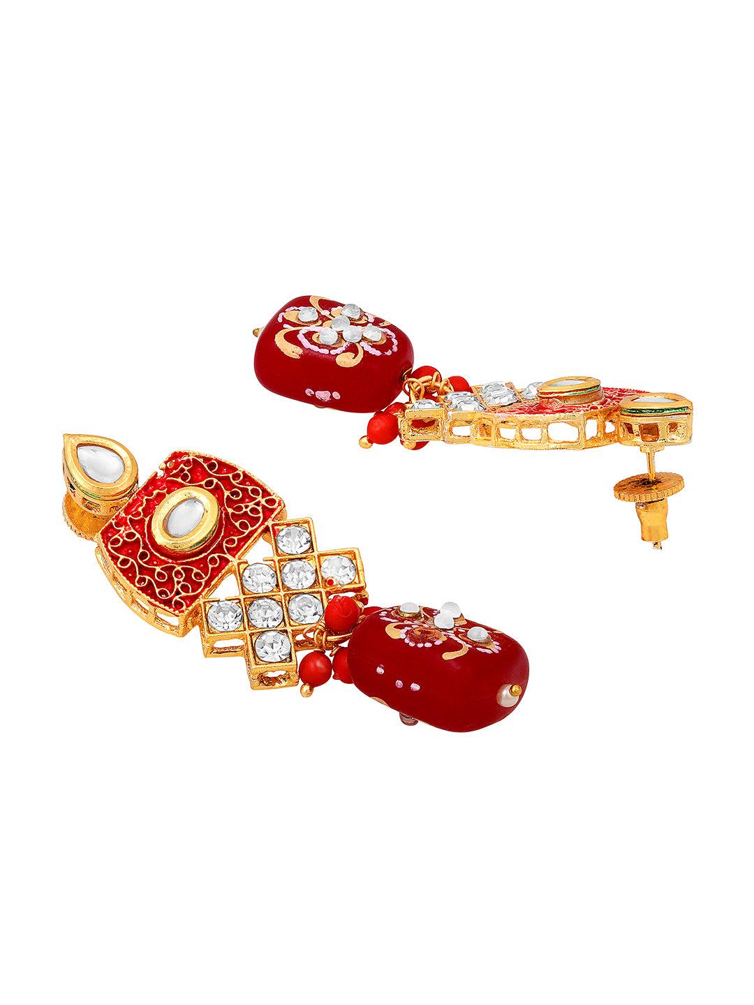 Vibrant Meenakari Choker Set - ASMITTA Jewellery