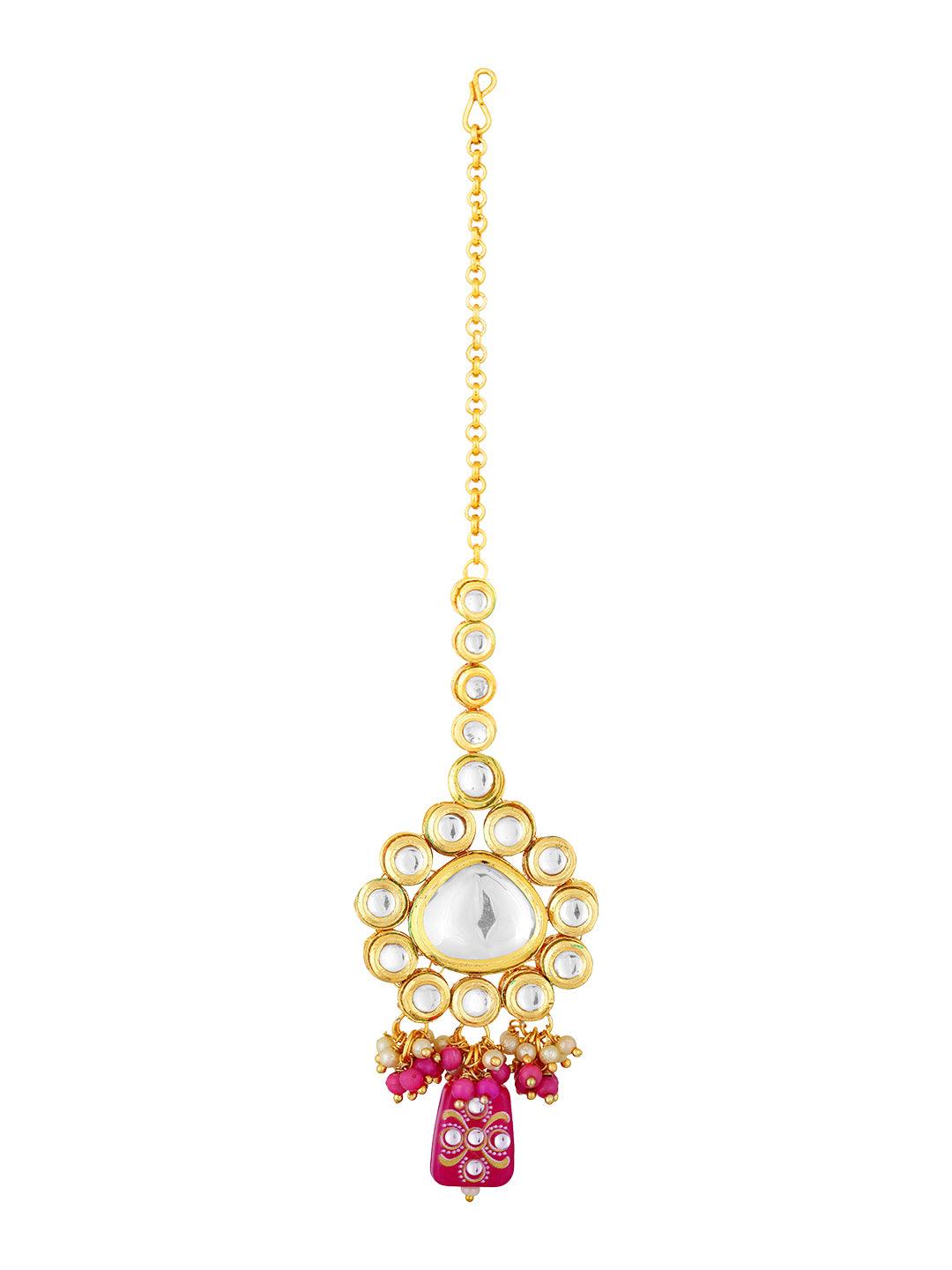Kundan Glam Choker Set - ASMITTA Jewellery