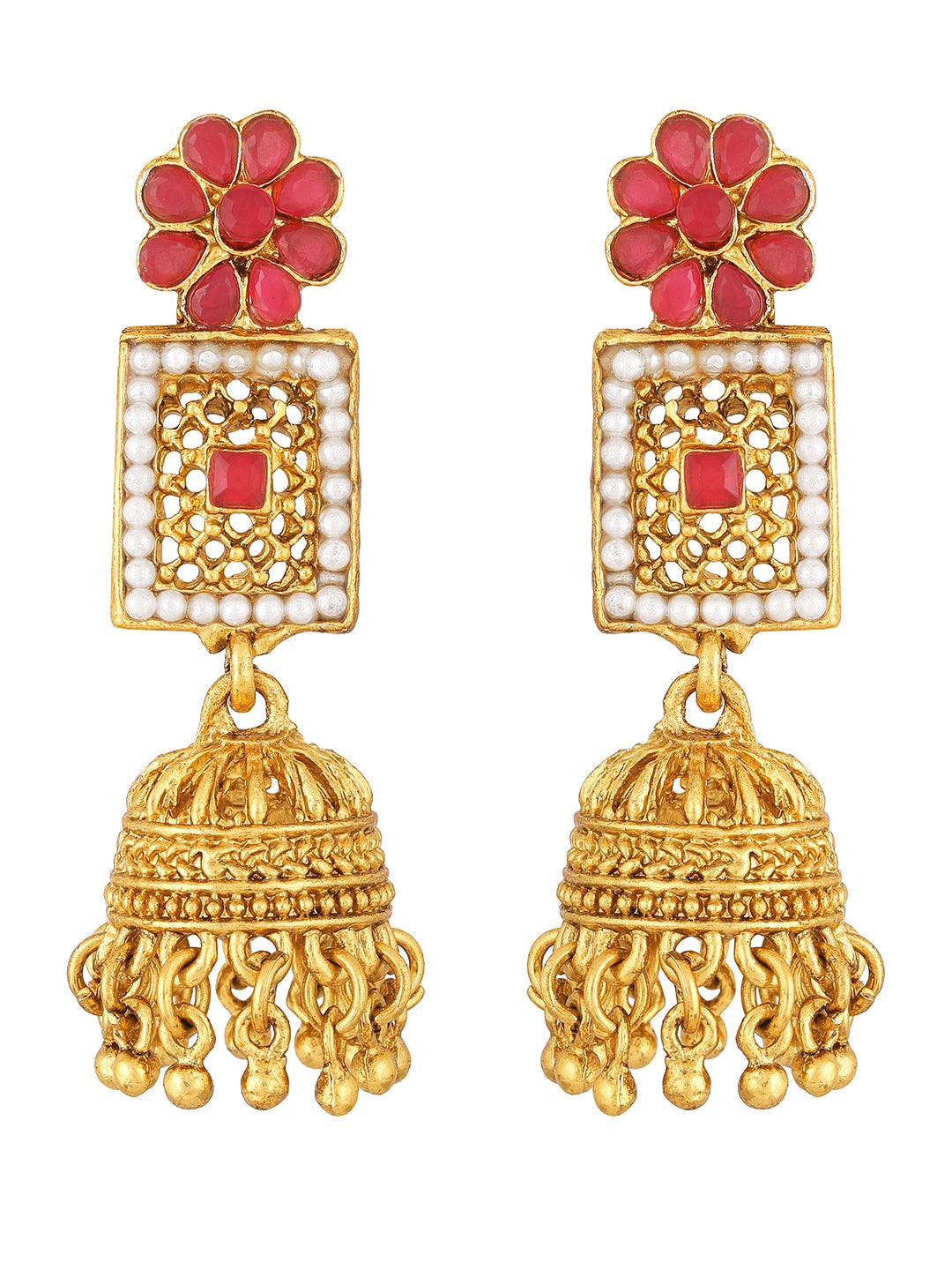 Graceful Elegance Long Jewellery Set - ASMITTA Jewellery