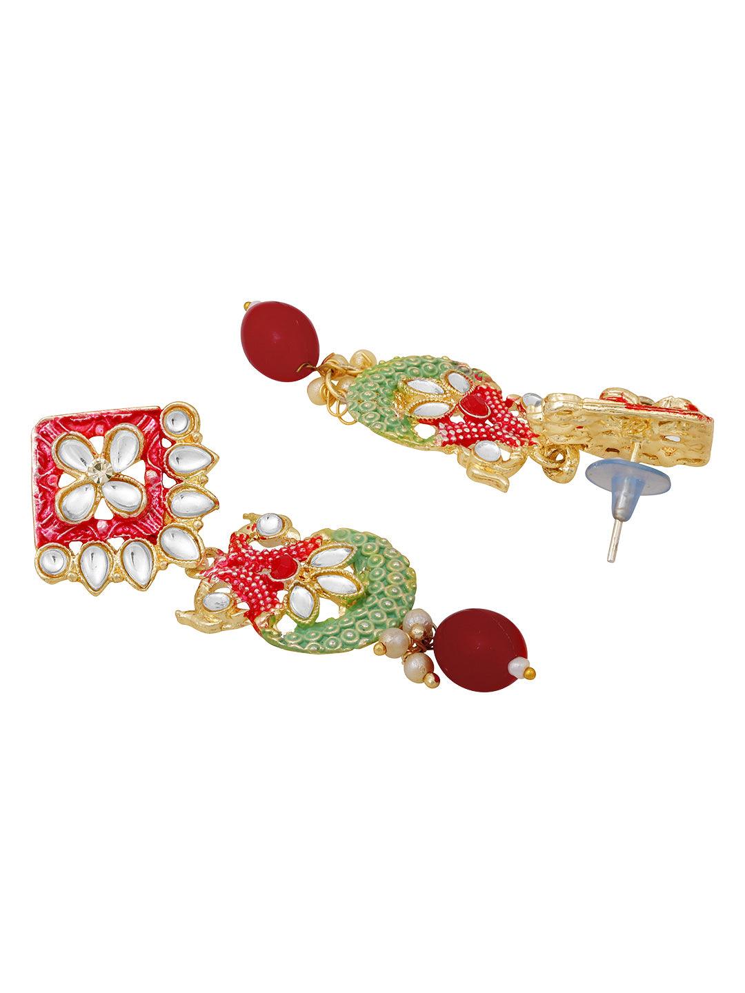 Gold Plated Multicolor Pearl Choker Set - ASMITTA Jewellery