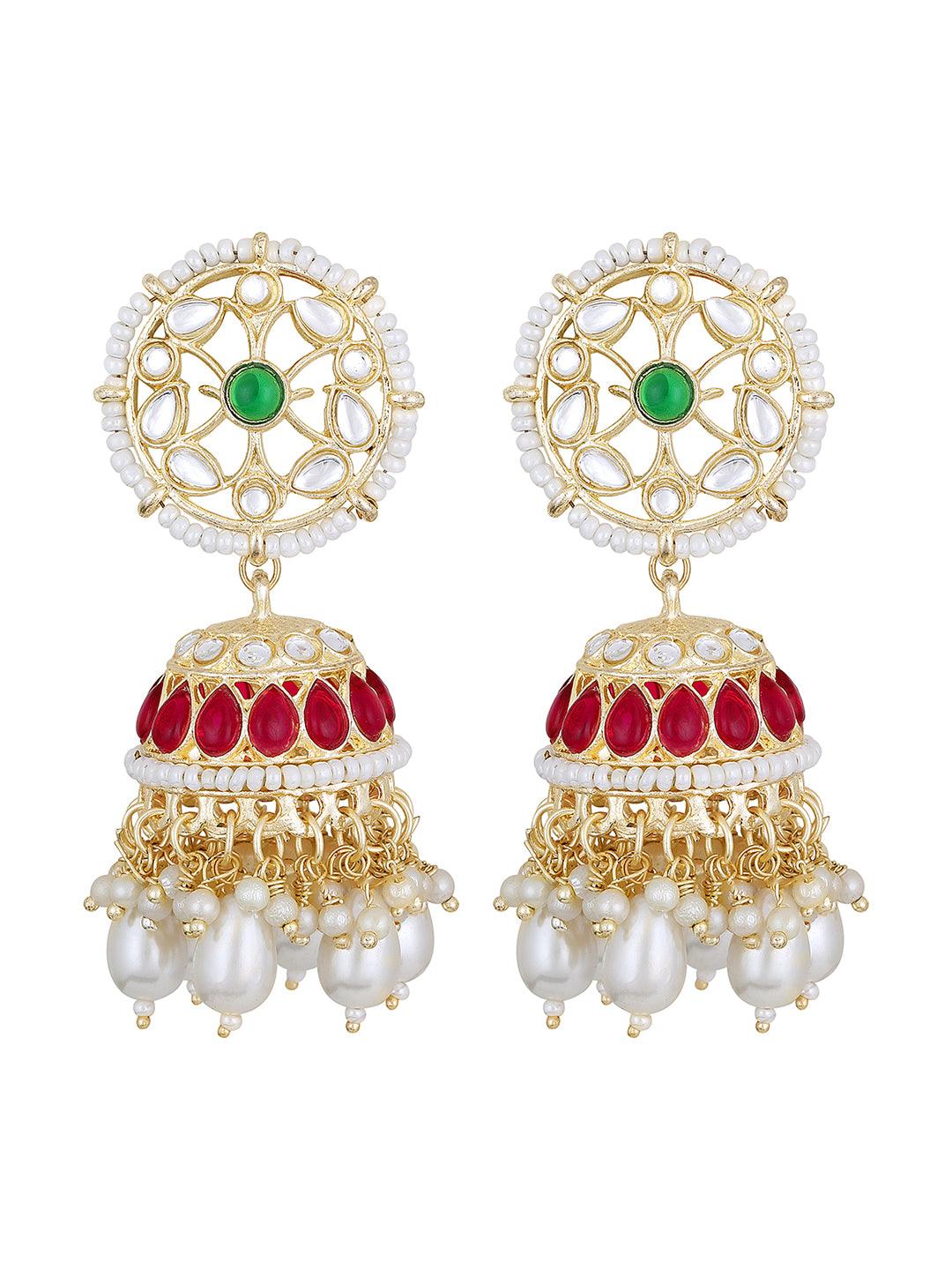 Ethereal Meenakari Long Jewellery Set - ASMITTA Jewellery