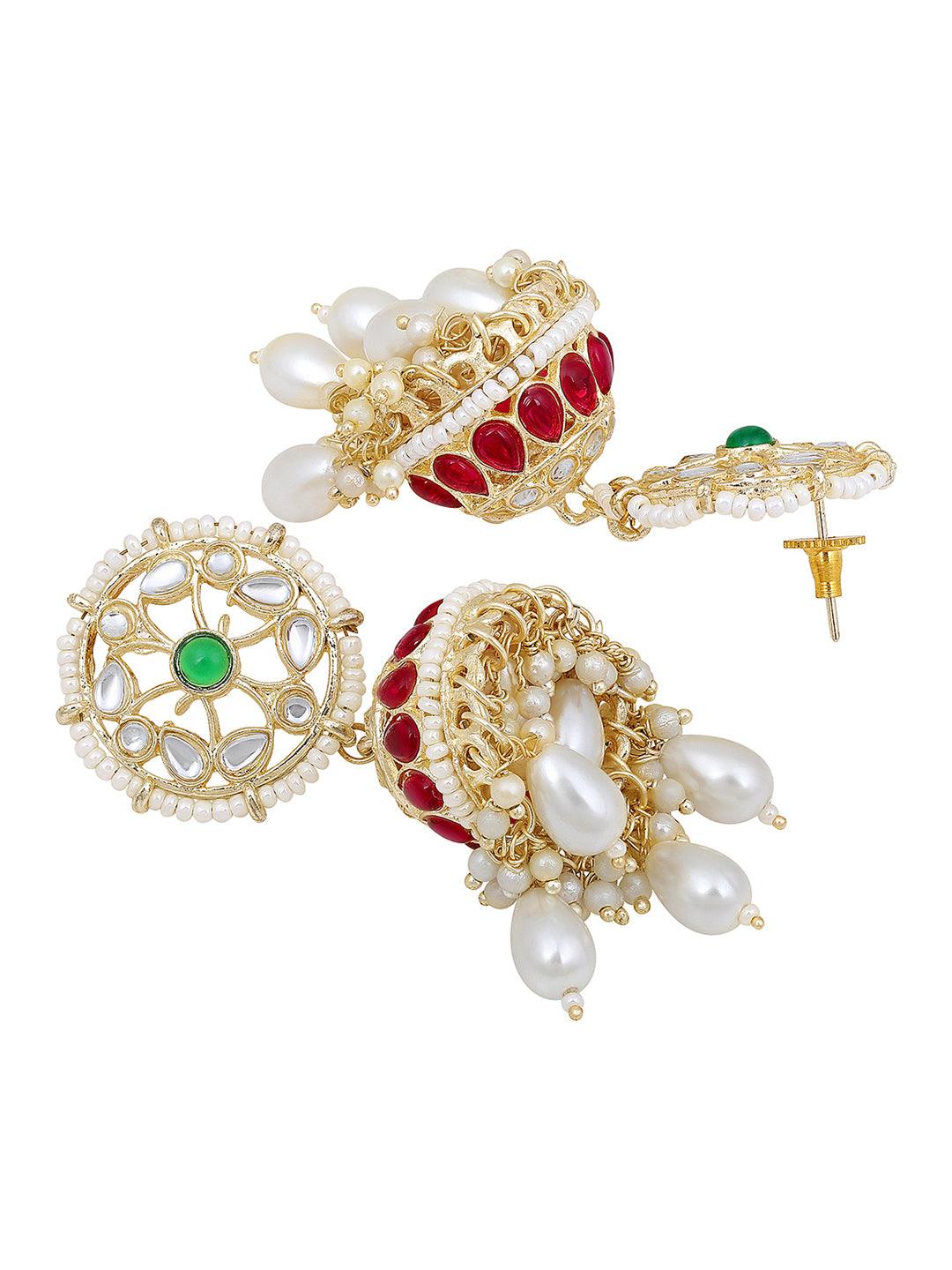 Ethereal Meenakari Long Jewellery Set - ASMITTA Jewellery
