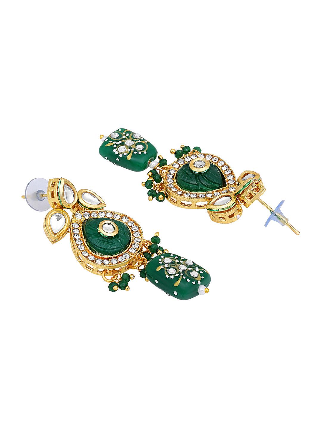 Gold Plated Radiant Pearl Choker Set - ASMITTA Jewellery