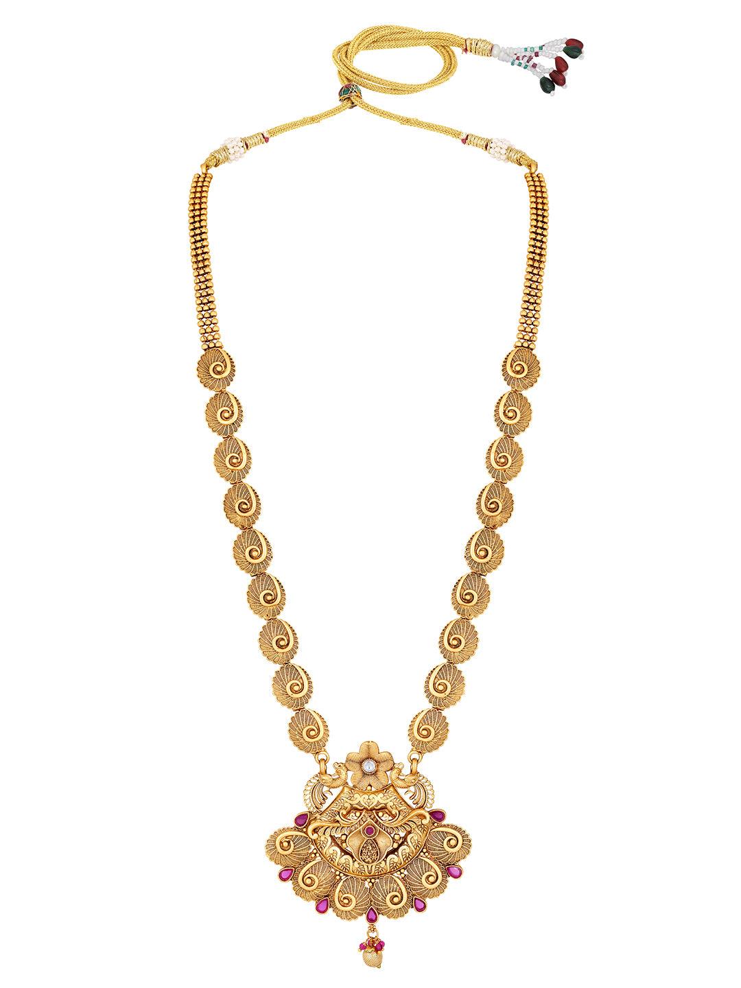 Celestial Charm Long Necklace Set - ASMITTA Jewellery