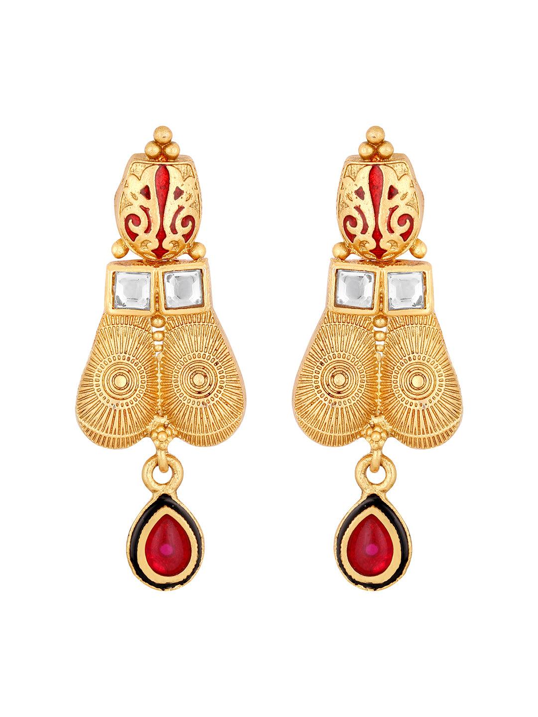 Timeless Meenakari Choker Set - ASMITTA Jewellery