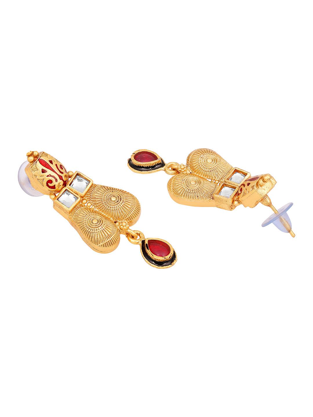 Timeless Meenakari Choker Set - ASMITTA Jewellery