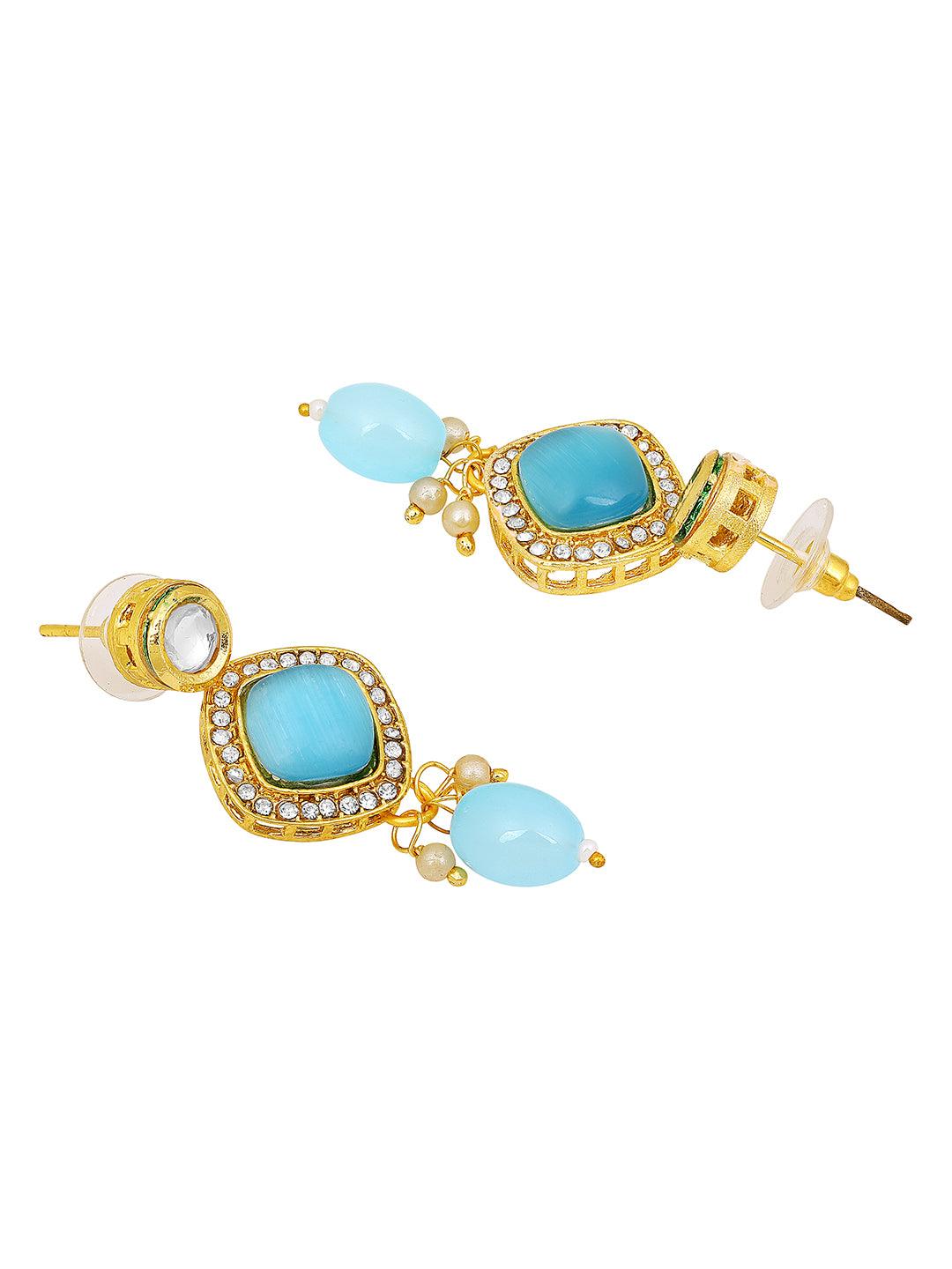 Azure Elegance Choker Set - ASMITTA Jewellery