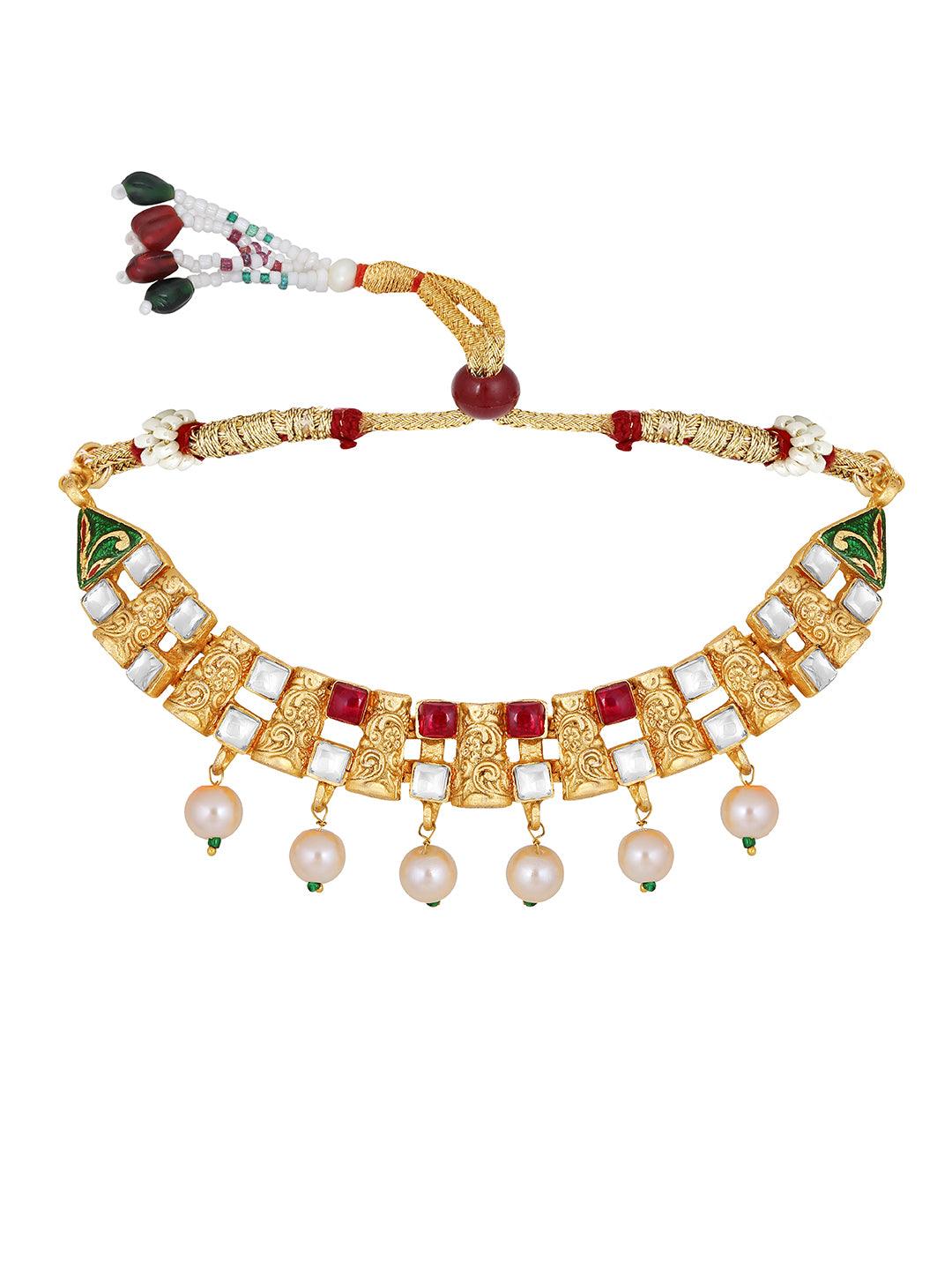 Eternal Elegance Choker Set - ASMITTA Jewellery
