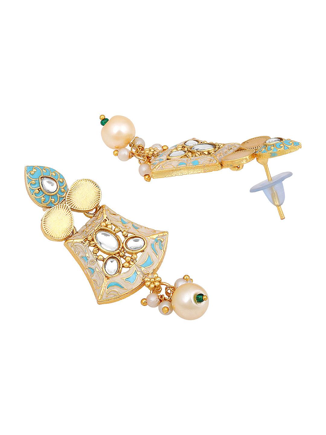 Enchanted Meenakari Choker Set - ASMITTA Jewellery