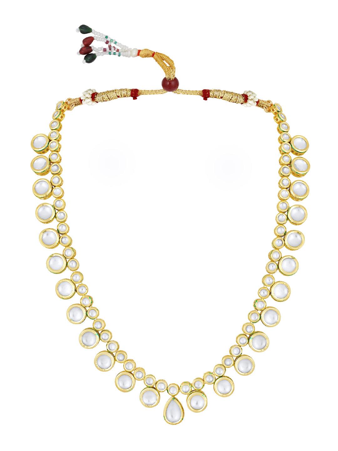 Kundan Elegance Long Set - ASMITTA Jewellery