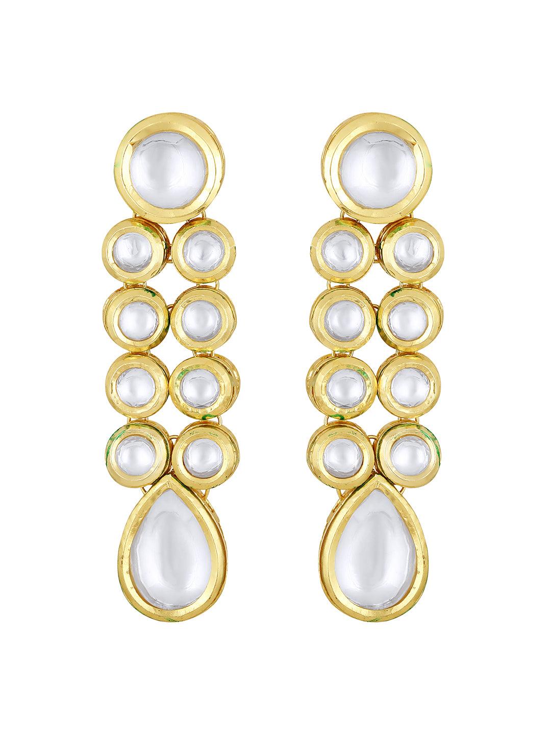 Kundan Elegance Long Set - ASMITTA Jewellery