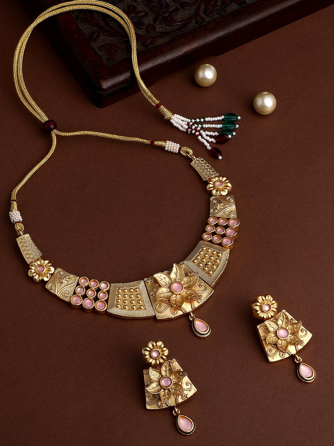 Classic Grace Choker Set - ASMITTA Jewellery