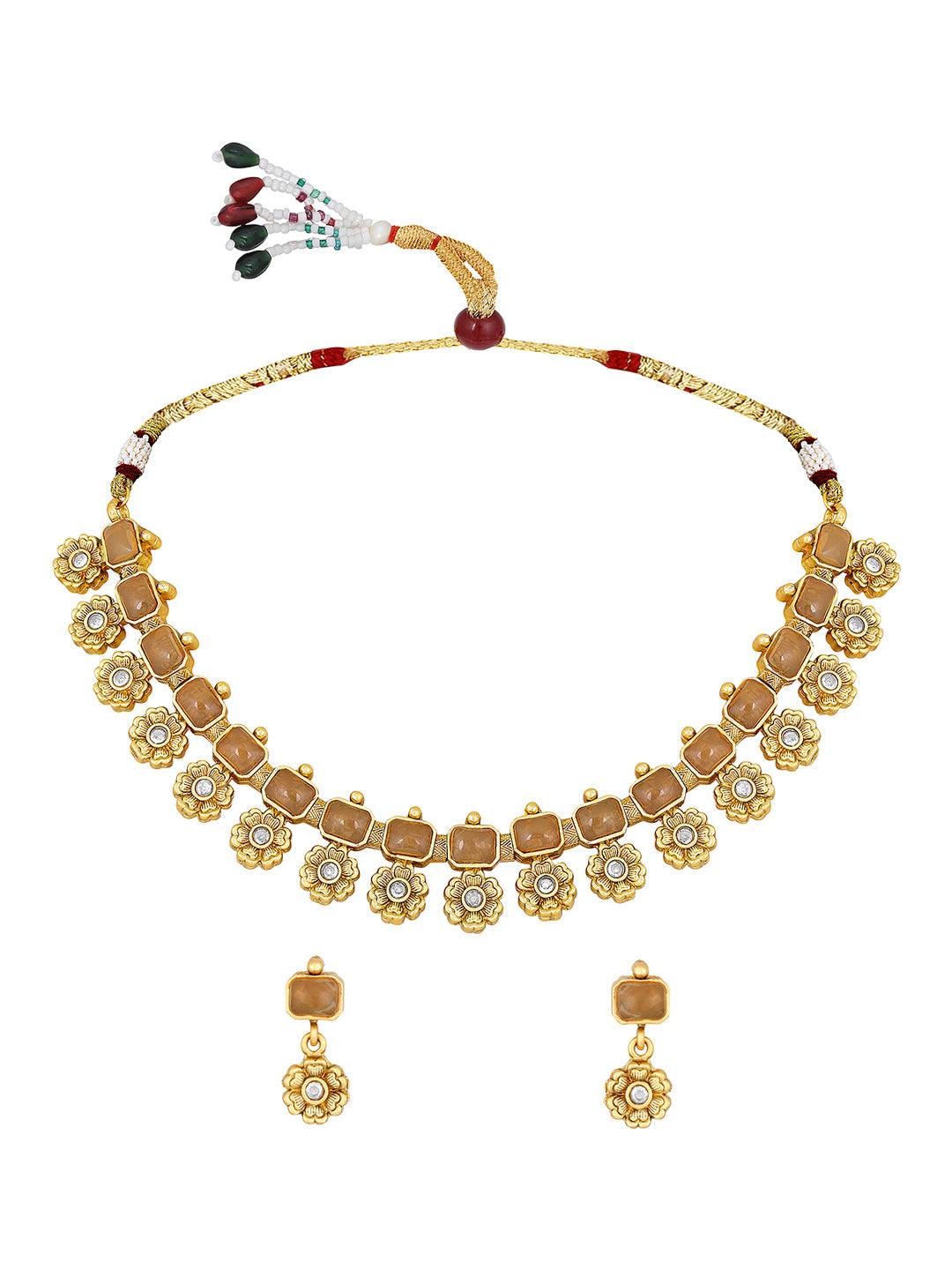 Timeless Elegance Choker Set - ASMITTA Jewellery