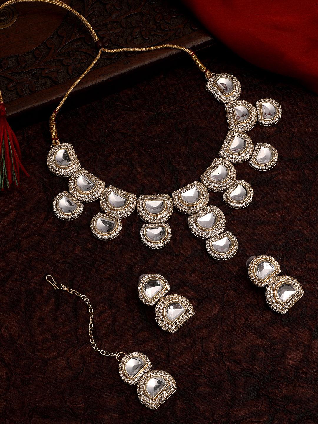 Regal Essence Choker Set - ASMITTA Jewellery