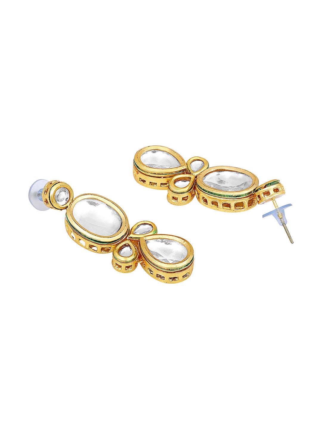 Kundan Regal Choker Set - ASMITTA Jewellery