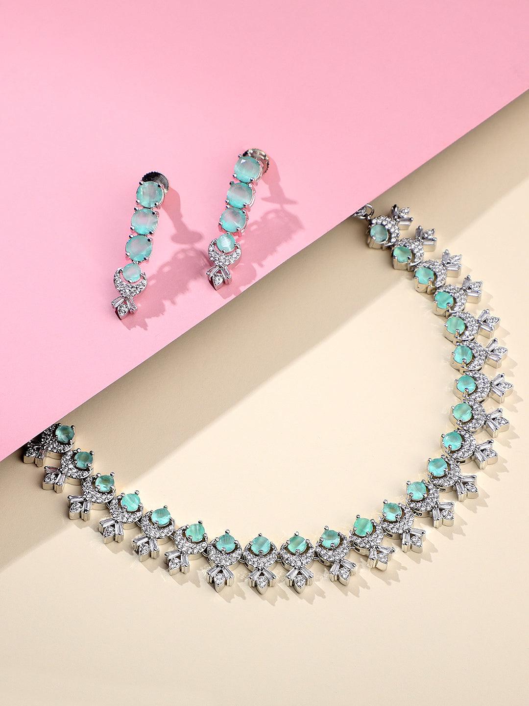 Aquatic Elegance Choker set - ASMITTA Jewellery