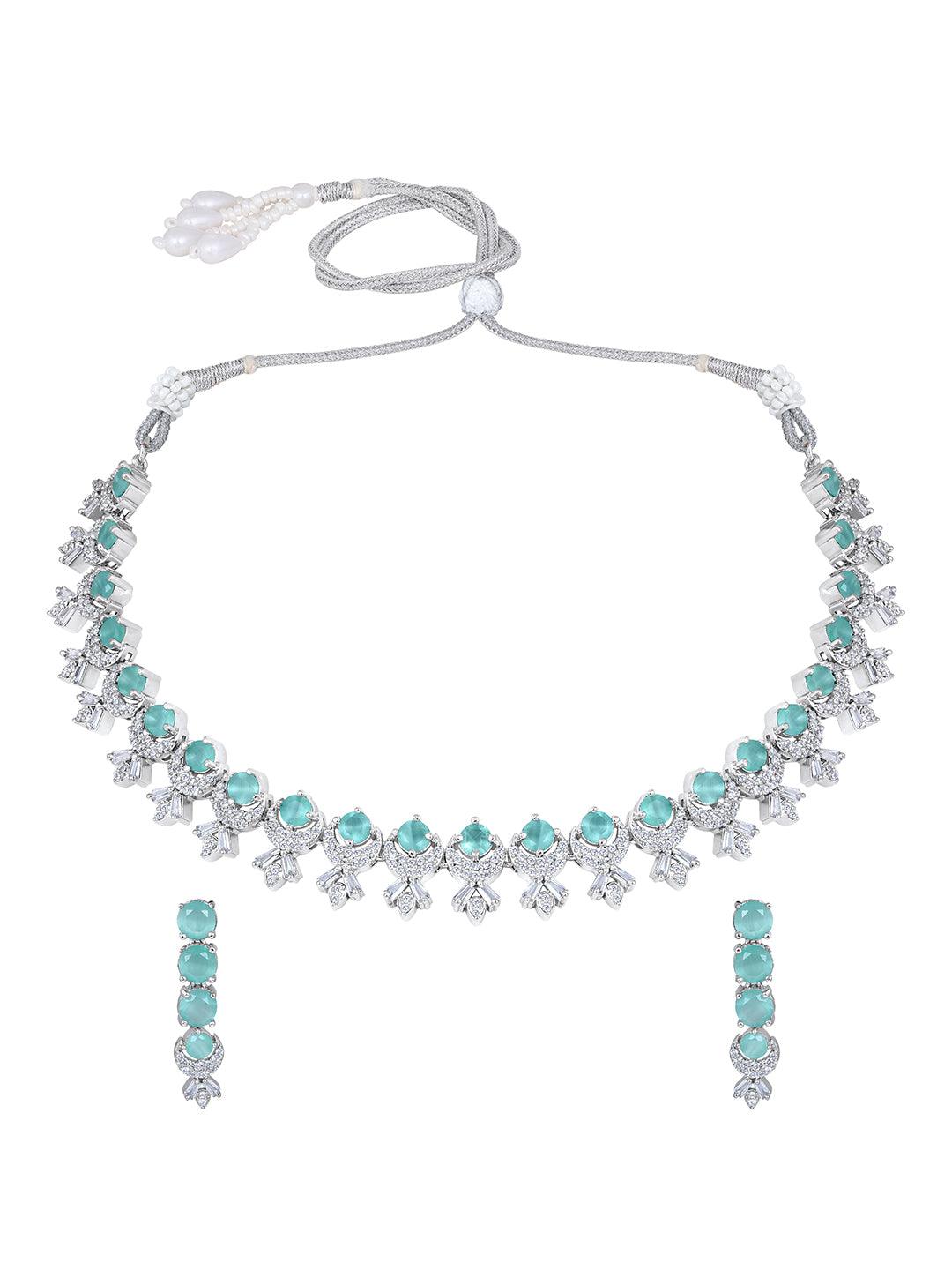 Aquatic Elegance Choker set - ASMITTA Jewellery