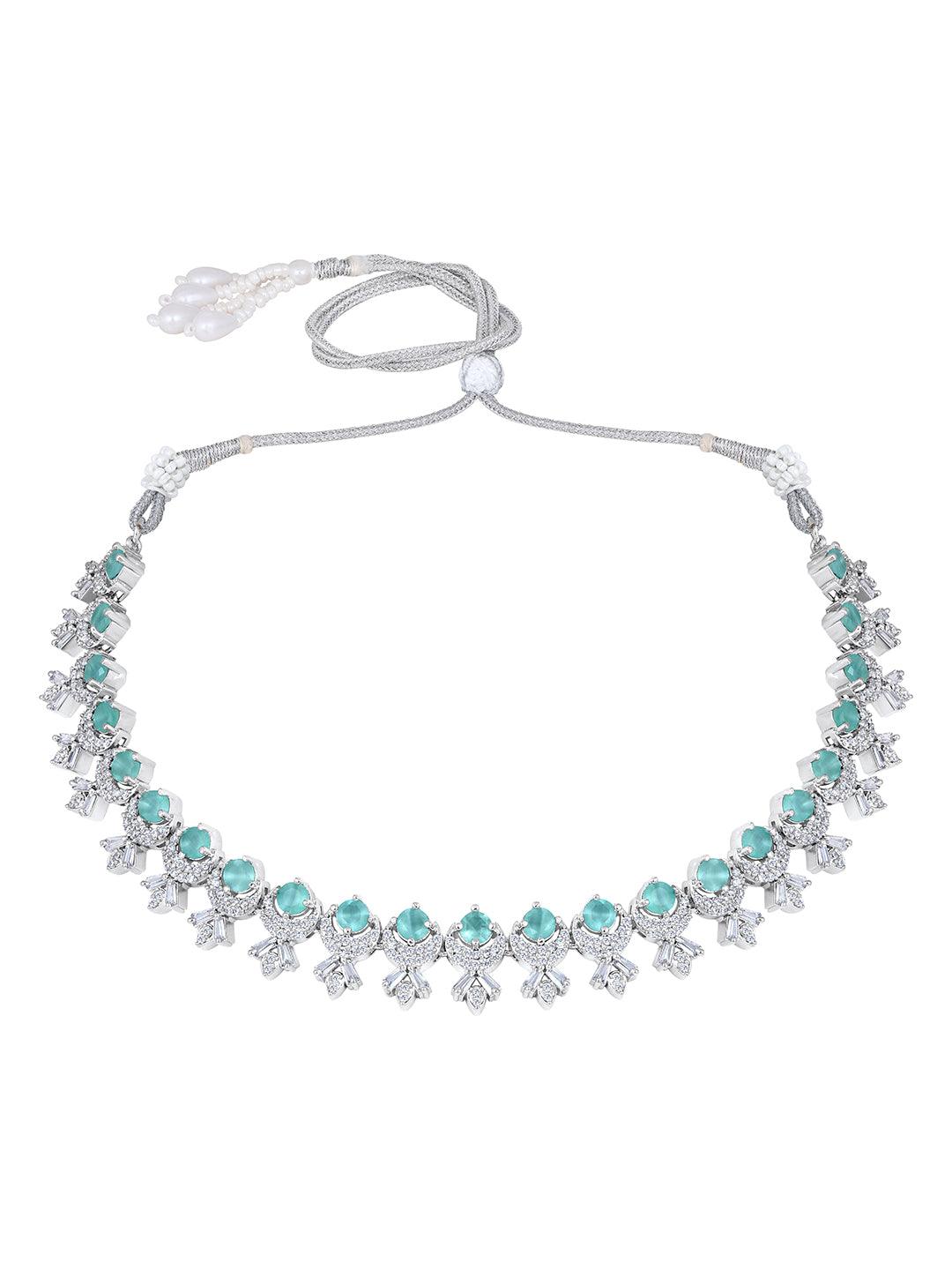 Aquatic Elegance Choker set - ASMITTA Jewellery