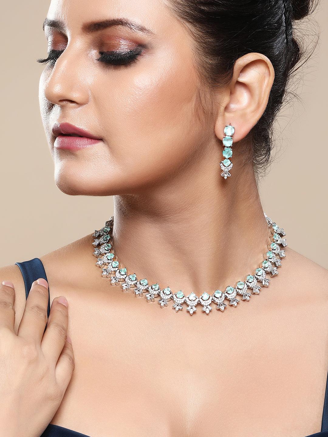 Aquatic Elegance Choker set - ASMITTA Jewellery