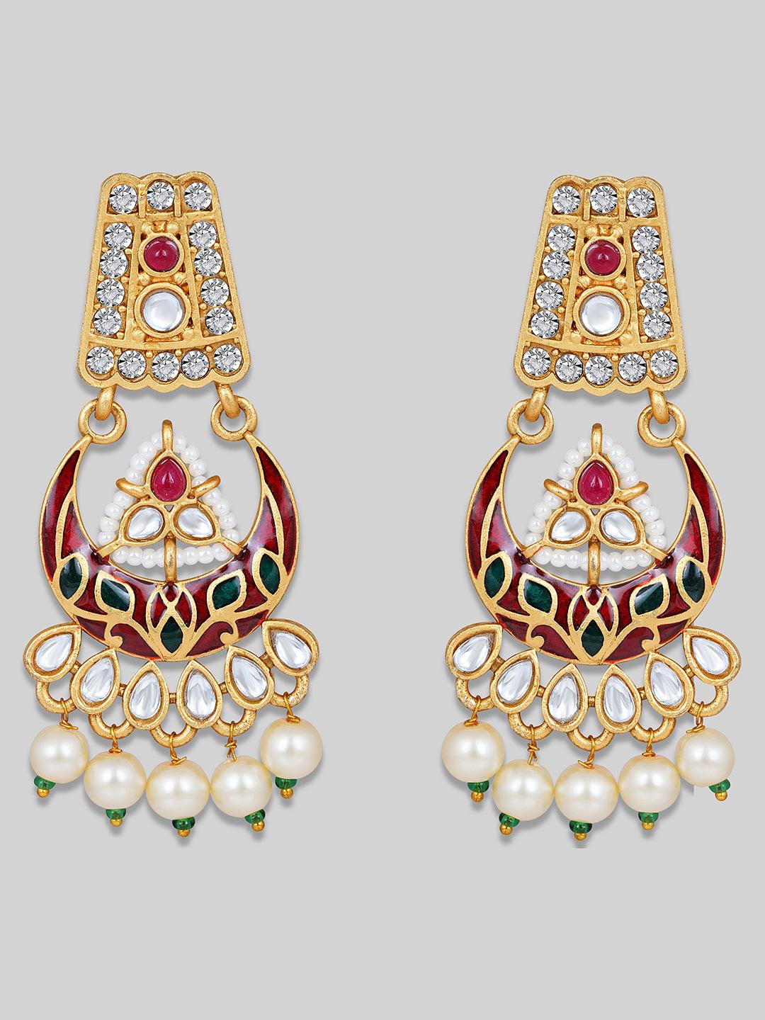 Ethereal Meenakari Choker Set - ASMITTA Jewellery