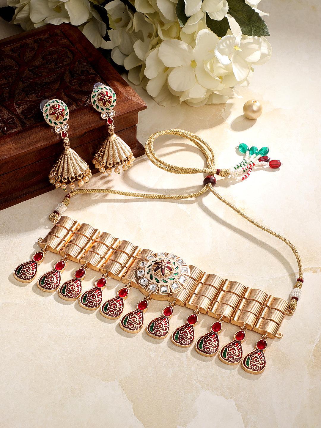 Radiance Choker Set - ASMITTA Jewellery
