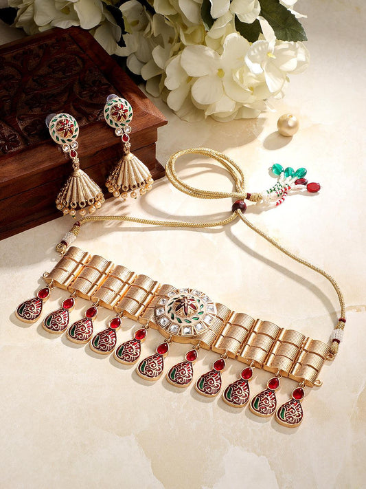 Radiance Choker Set - ASMITTA Jewellery