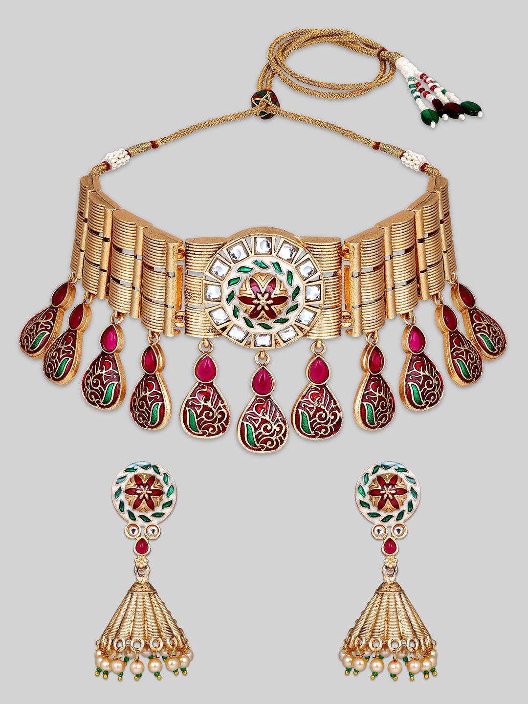 Radiance Choker Set - ASMITTA Jewellery