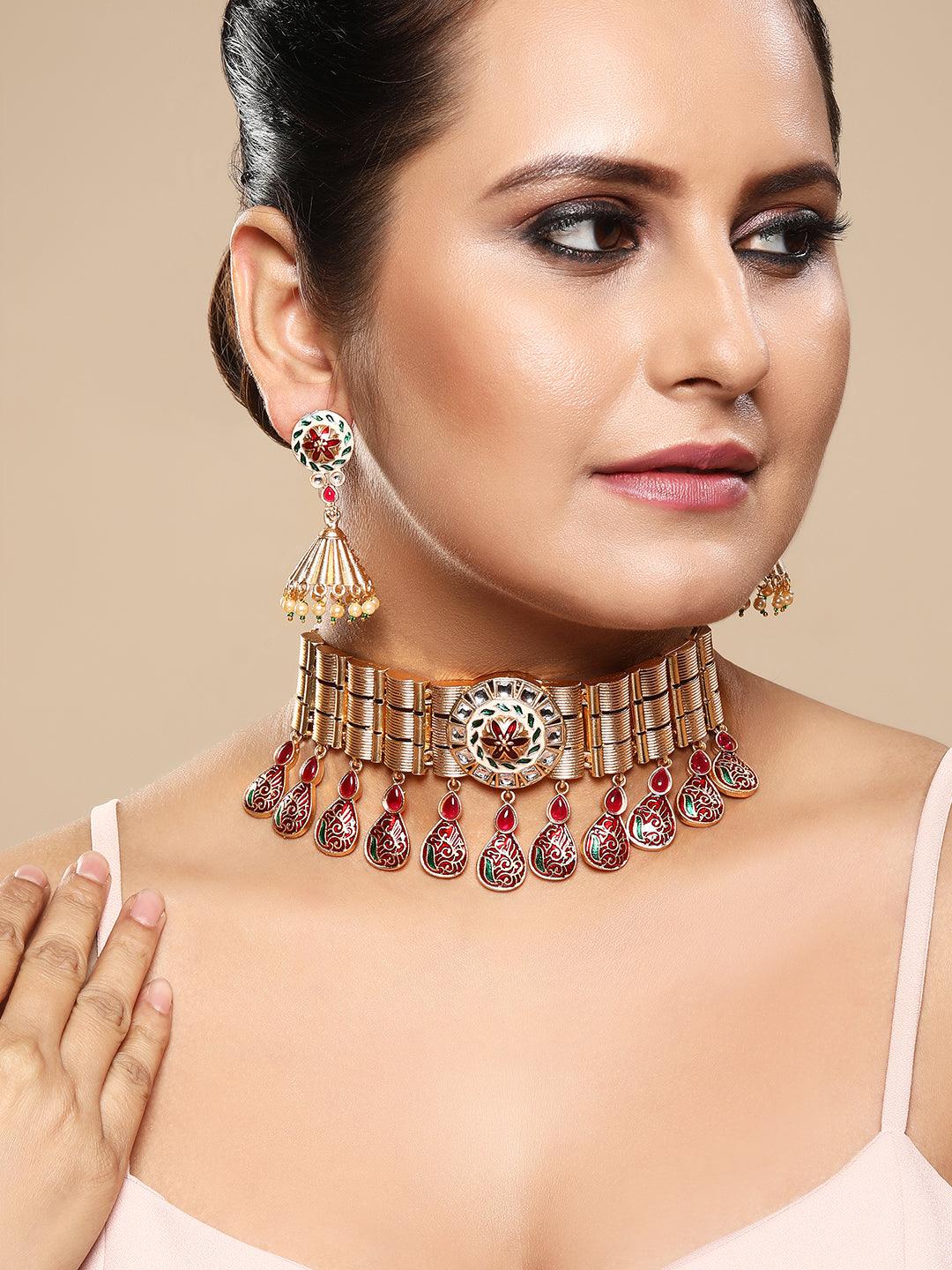 Radiance Choker Set - ASMITTA Jewellery