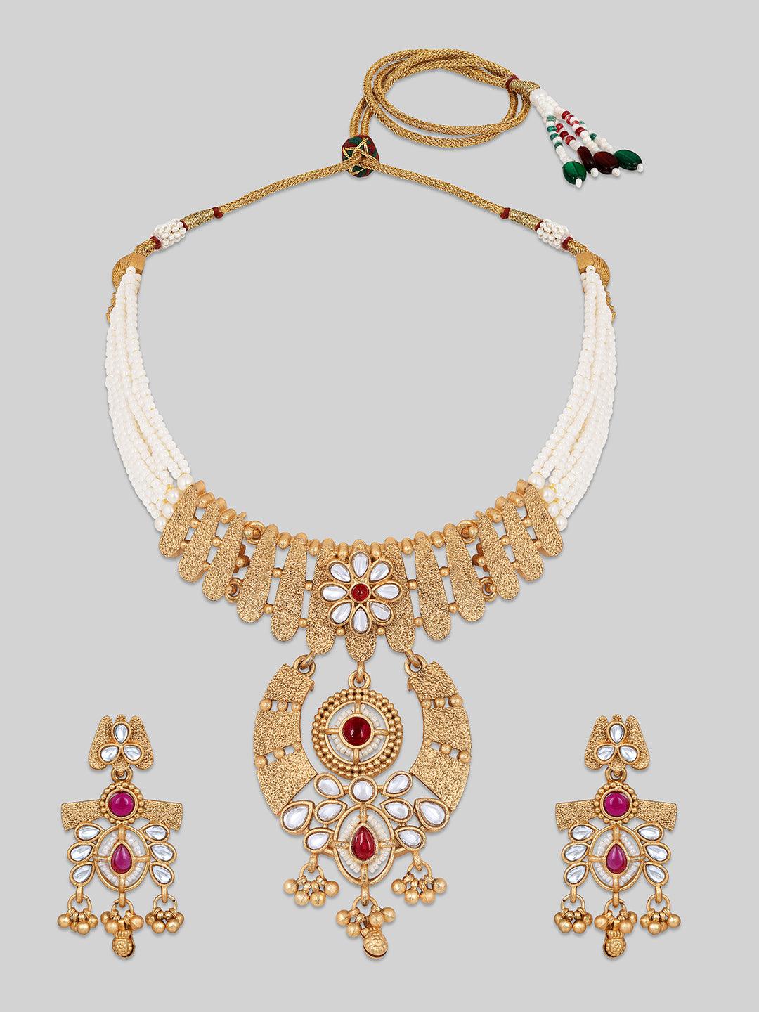Pearl Radiance Choker Set - ASMITTA Jewellery