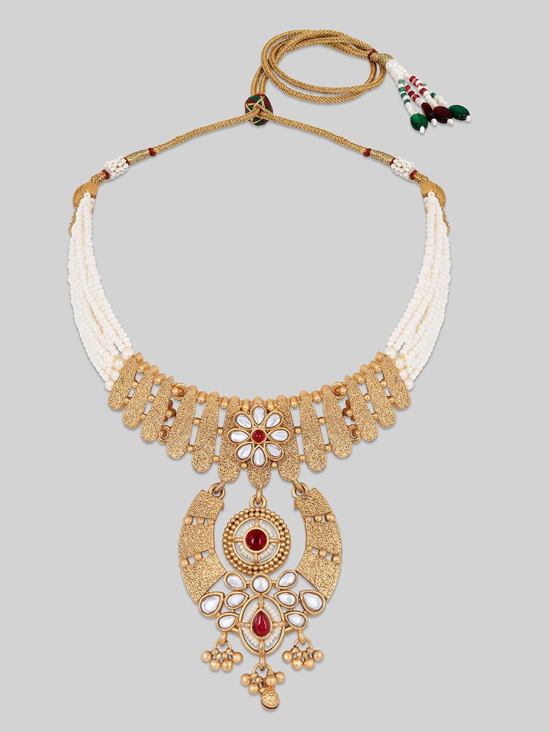 Pearl Radiance Choker Set - ASMITTA Jewellery