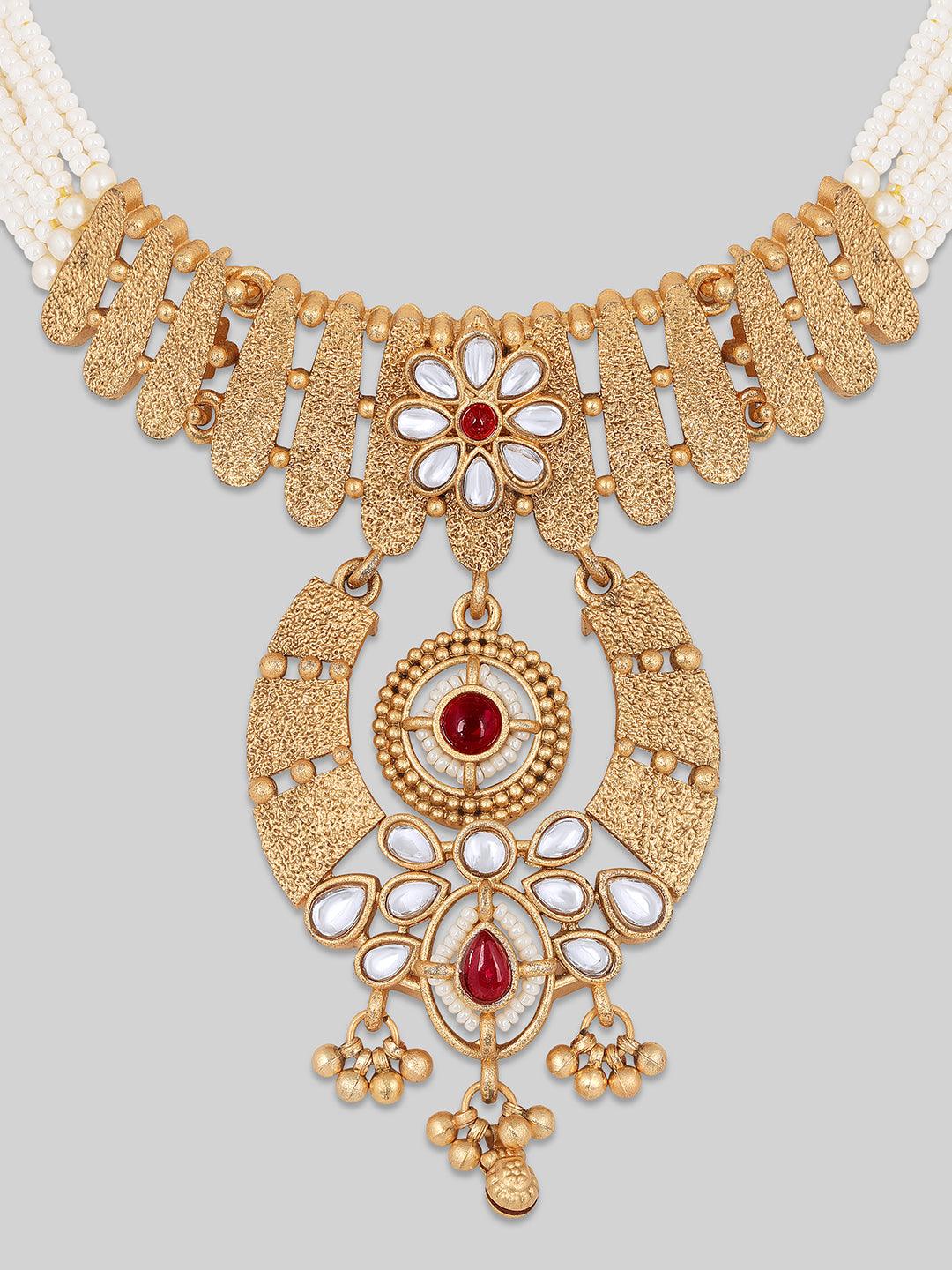 Pearl Radiance Choker Set - ASMITTA Jewellery