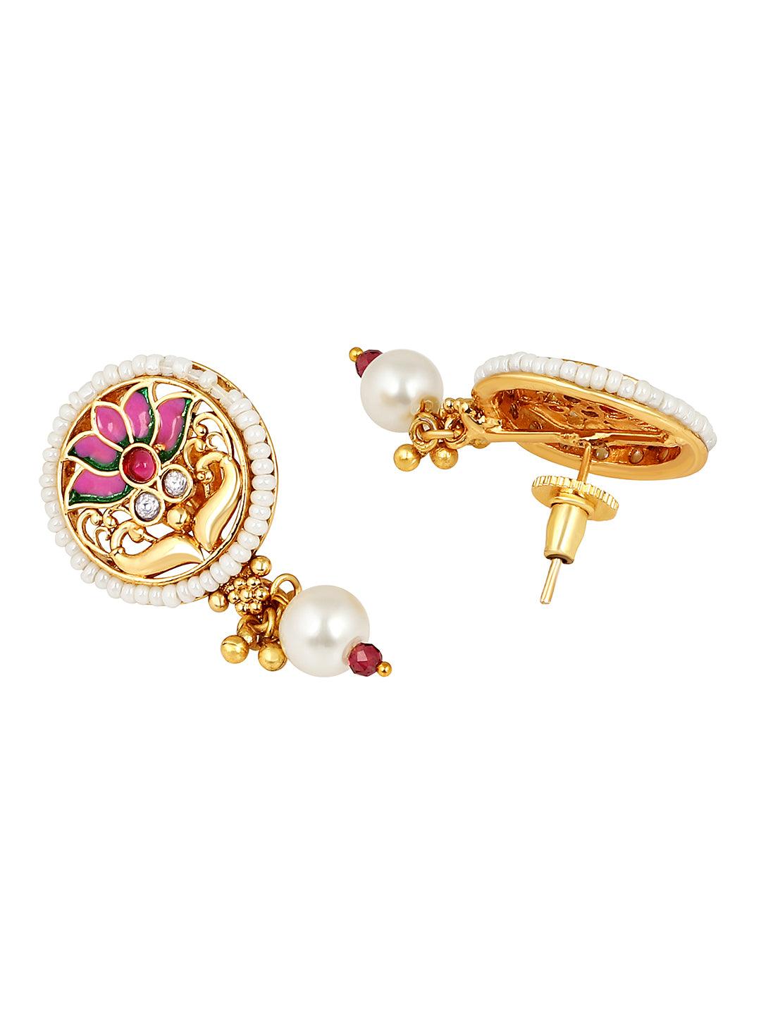 Meenakari Charm Choker Set - ASMITTA Jewellery