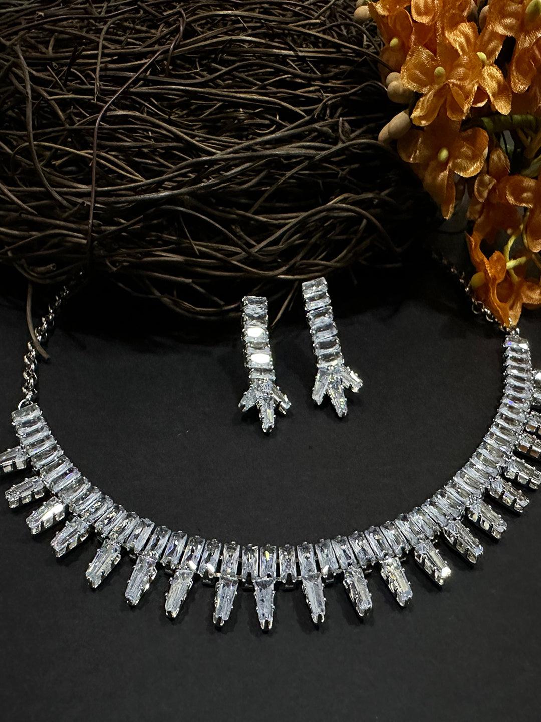 Chic Stone Choker Set - ASMITTA Jewellery