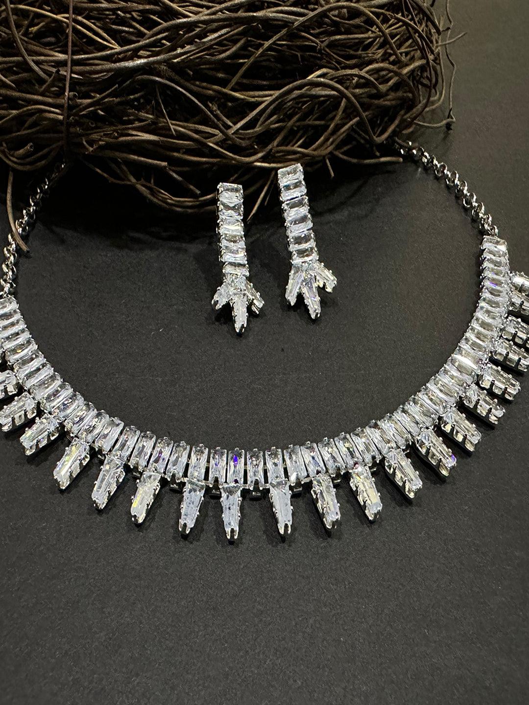 Chic Stone Choker Set - ASMITTA Jewellery