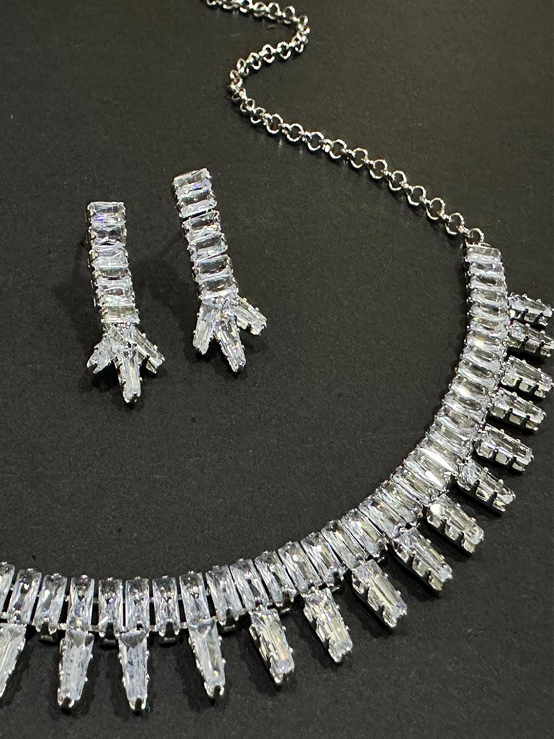 Chic Stone Choker Set - ASMITTA Jewellery