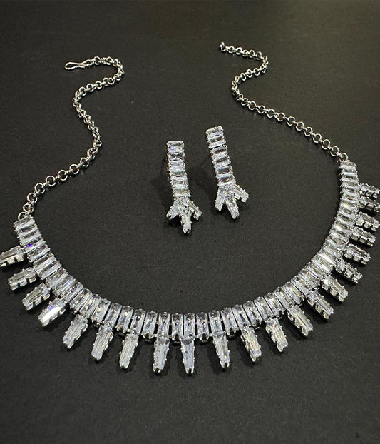 Chic Stone Choker Set - ASMITTA Jewellery