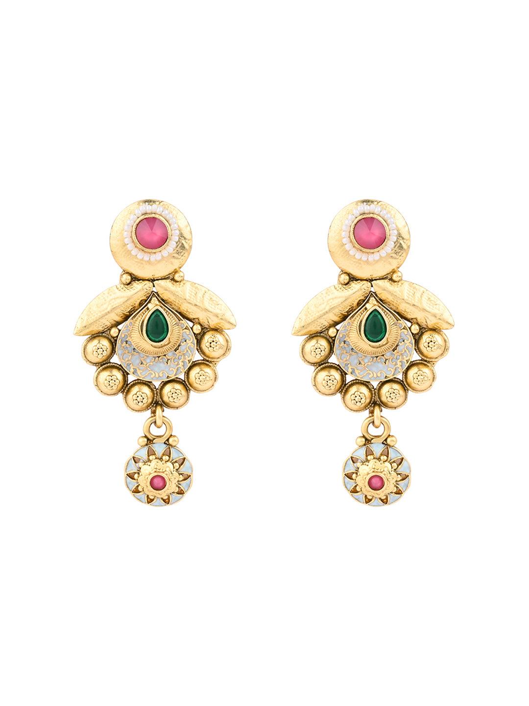 Meenakari Luxe Choker Set - ASMITTA Jewellery