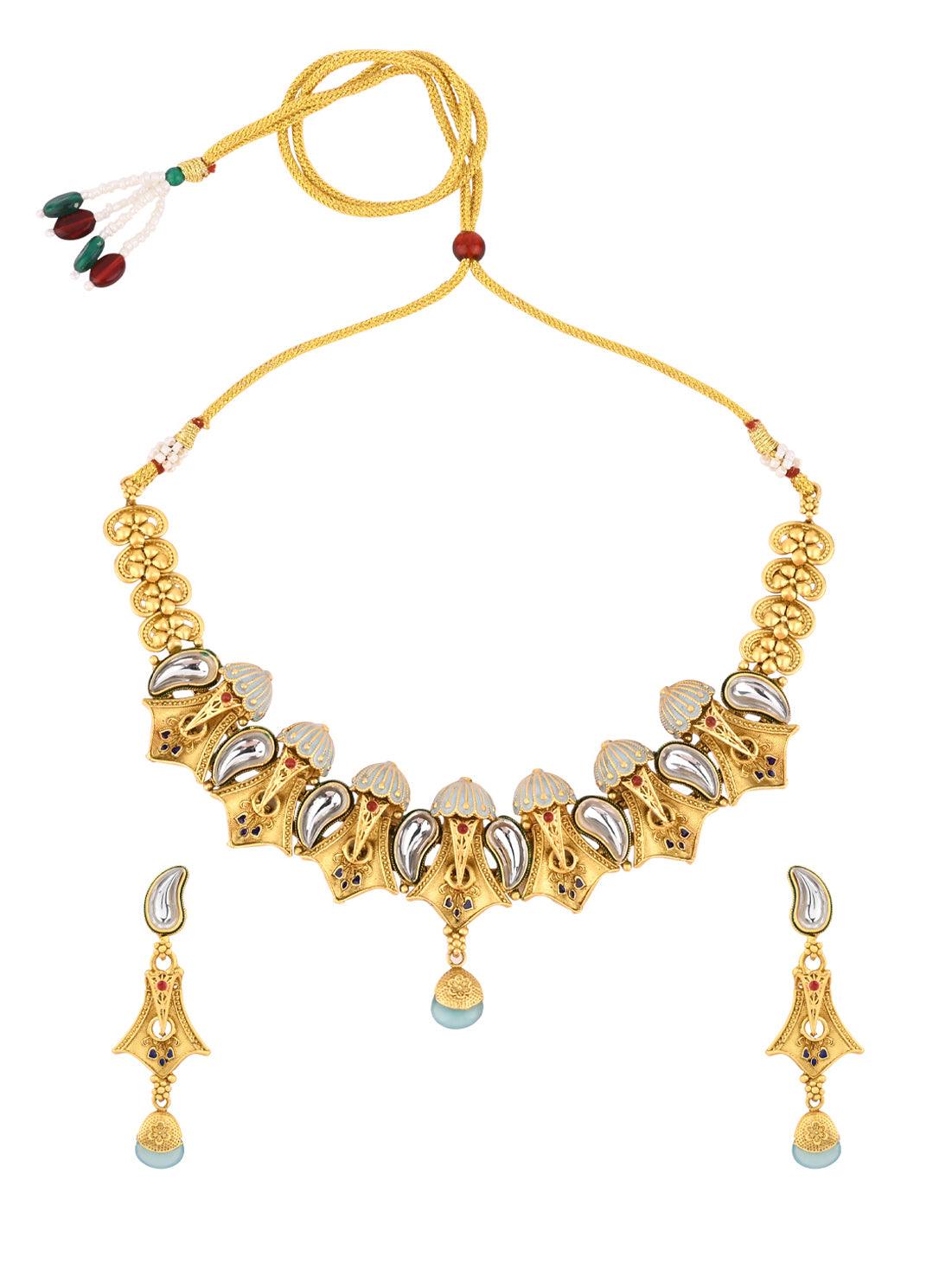 Charm Choker Set - ASMITTA Jewellery
