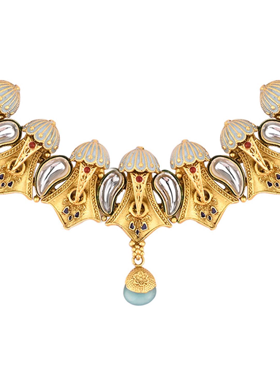 Charm Choker Set - ASMITTA Jewellery