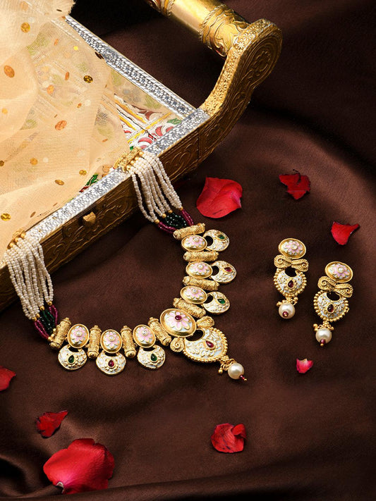 Kundan Peacock Delight - ASMITTA Jewellery
