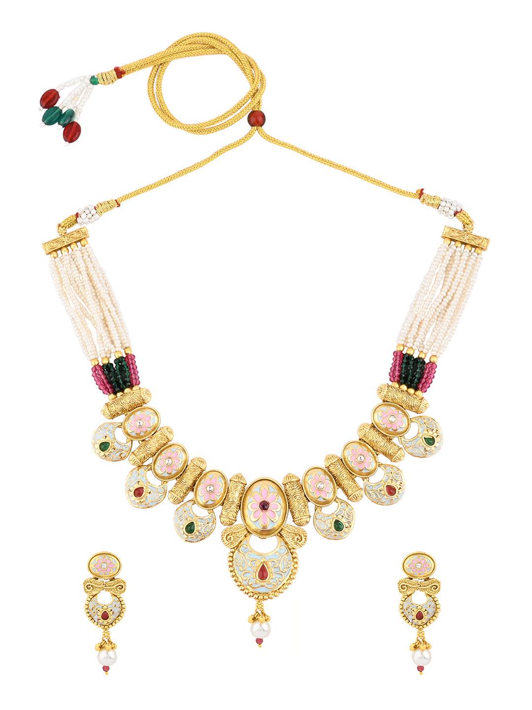 Kundan Peacock Delight - ASMITTA Jewellery