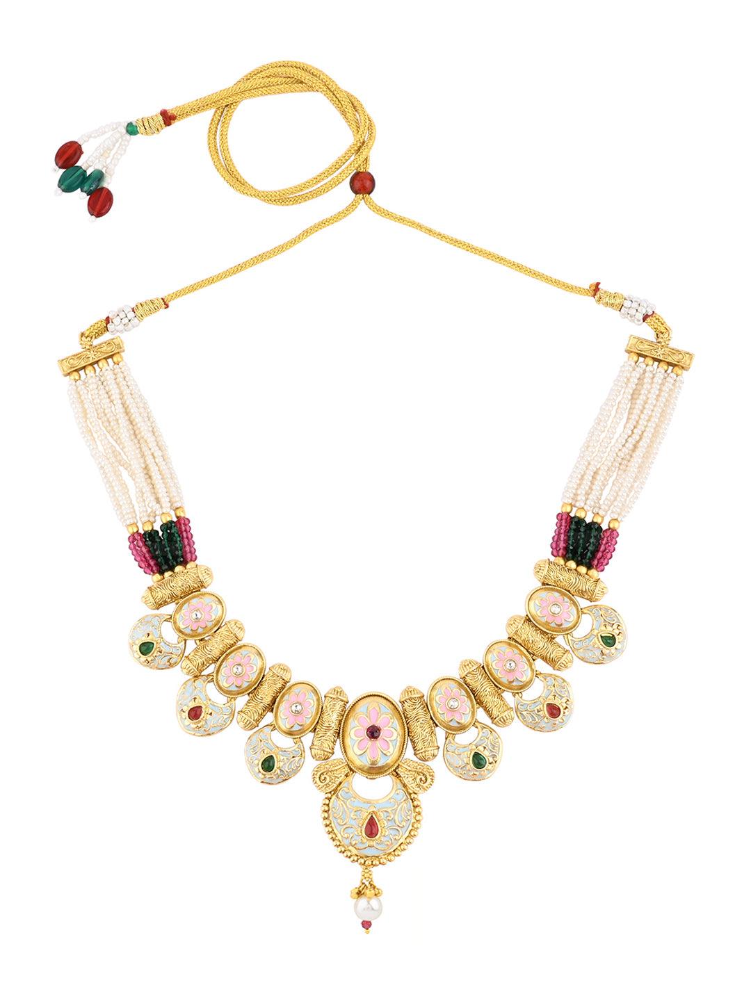 Kundan Peacock Delight - ASMITTA Jewellery