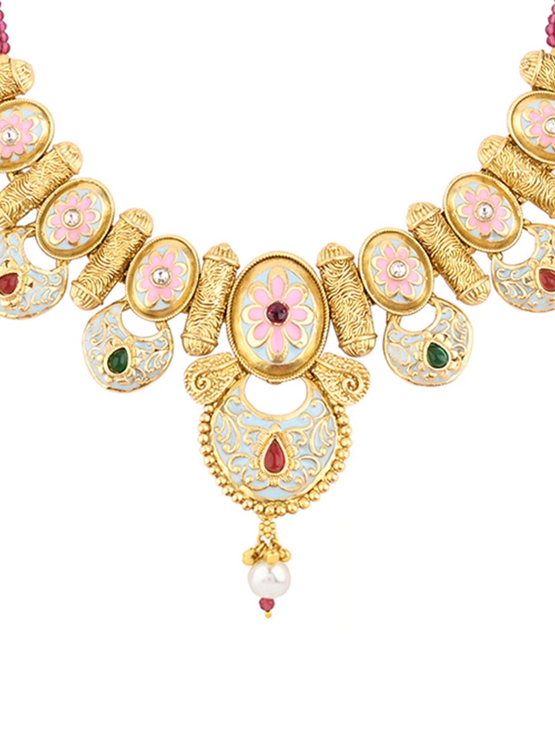 Kundan Peacock Delight - ASMITTA Jewellery