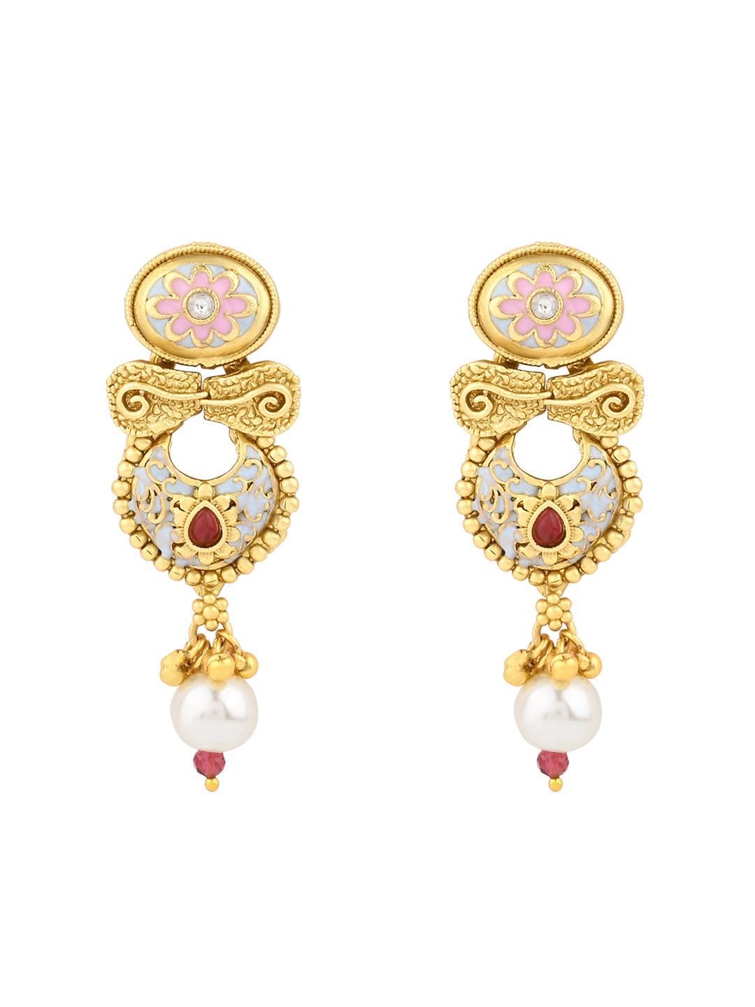 Kundan Peacock Delight - ASMITTA Jewellery